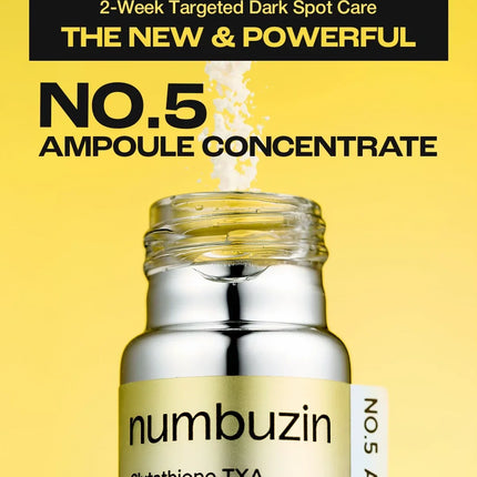NUMBUZIN No.5 Glutathione TXA Advanced Dark Spot Ampoule 10.7g