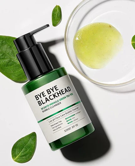 Some By Mi Bye Bye Blackhead 30 Days Miracle Green Tea Tox Bubble Cleanser - 120ml