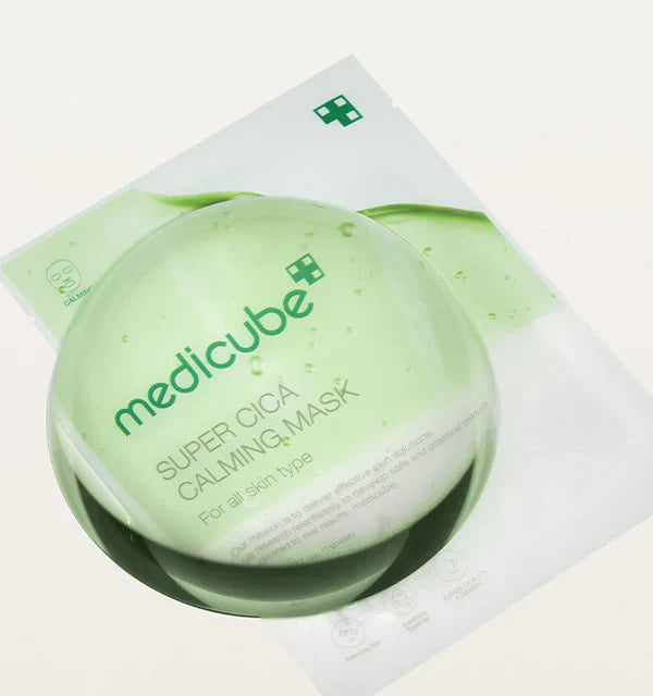 MEDICUBE- Super Cica Calming Mask – Καταπραϋντική Μάσκα Προσώπου με Cica 22g 1PC