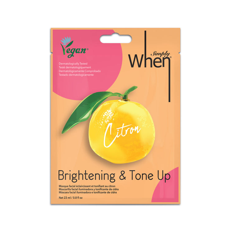 SIMPLY WHEN - Brightening & Tone Up Mask Pack 10pcs