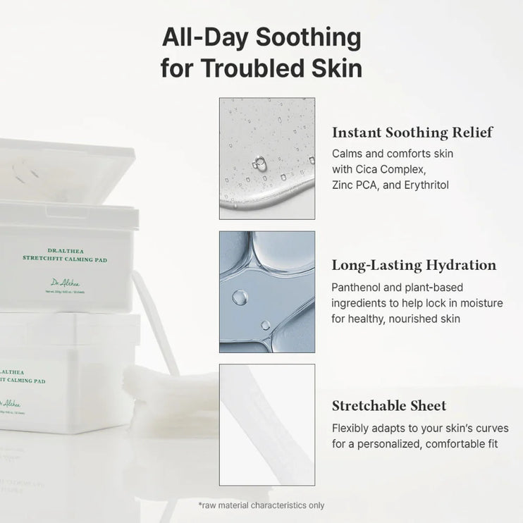 Dr. Althea Stretch Fit Calming Pads 20pcs
