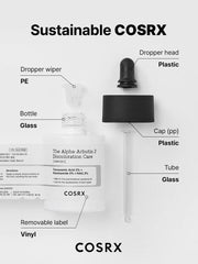 COSRX The Alpha-Arbutin 2 Discoloration Care Serum Ορός Λεύκανσης & Κατά των Δυσχρωμιών 50ml