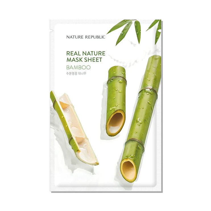 NATURE REPUBLIC - Real Nature Sheet Mask – Bamboo (23ml)