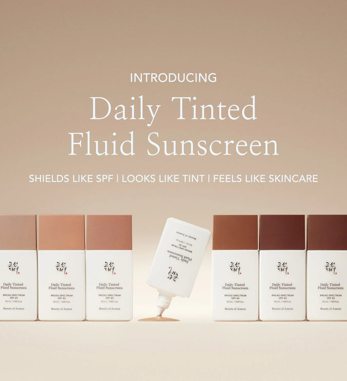 BEAUTY OF JOSEON-Daily Tinted Fluid Sunscreen Broad Spectrum SPF30 PA+++#LP100-50ml