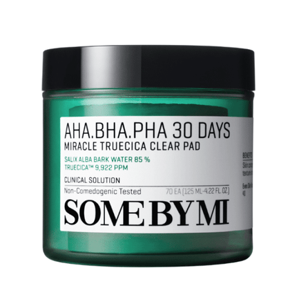 SOMEBYMI AHA-BHA-PHA 30 days Miracle Truecica Clear Pads 70pcs