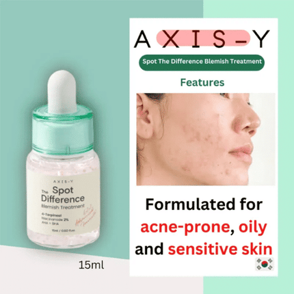 AXIS-Y - Spot The Difference Blemish Treatment Serum For Acne-Prone Skin 15ml