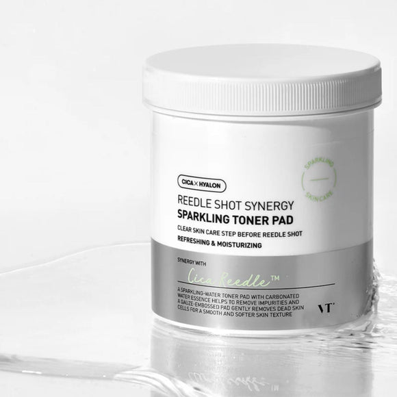VT COSMETICS Reedle Shot Synergy Sparkling Toner Pad 80pcs Δίσκοι Τόνωσης 200ml