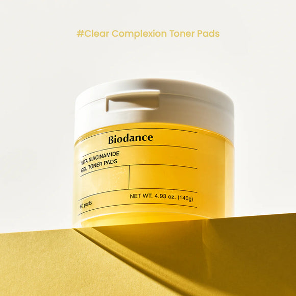 BIODANCE - Vita Niacinamide Gel Toner Pads 60 PCS