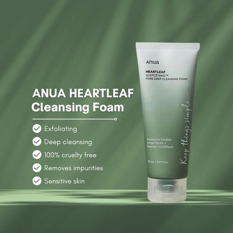 ANUA - Heartleaf Quercetinol Pore Deep Cleansing Foam 150ml