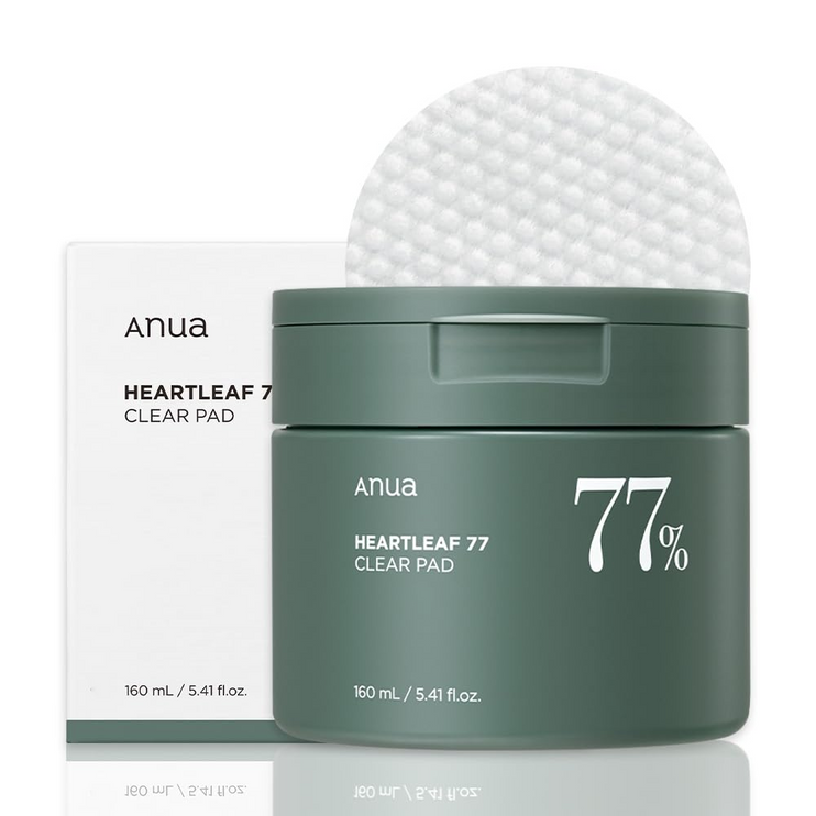 ANUA - Heartleaf 77% Toner Pad - Soothing Toning Pads With Astragalus Extract 70pcs