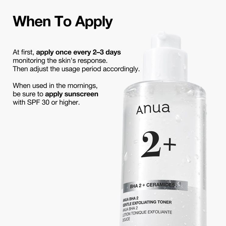 Anua 2+ BHA Gentle Exfoliating Toner 150ml