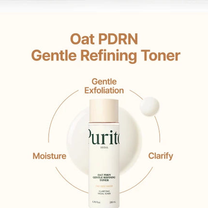PURITO SEOUL Oat PDRN Gentle Refining Toner 200ml