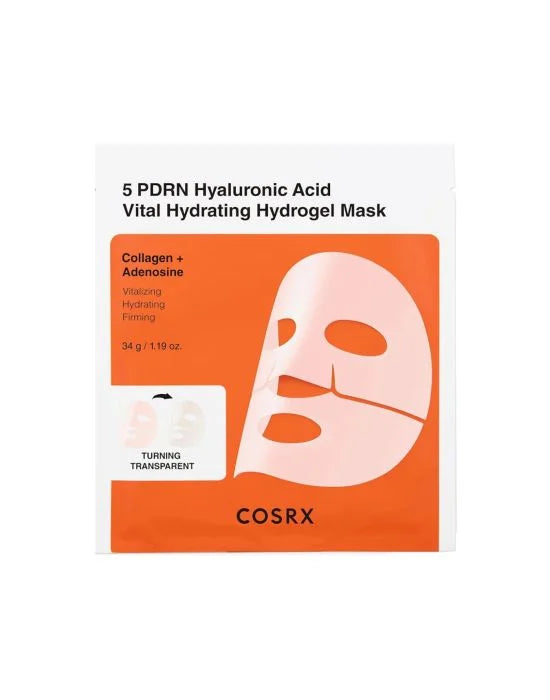 COSRX 5 PDRN Hyaluronic Acid Vital Hydrating Hydrogel Mask 1PC