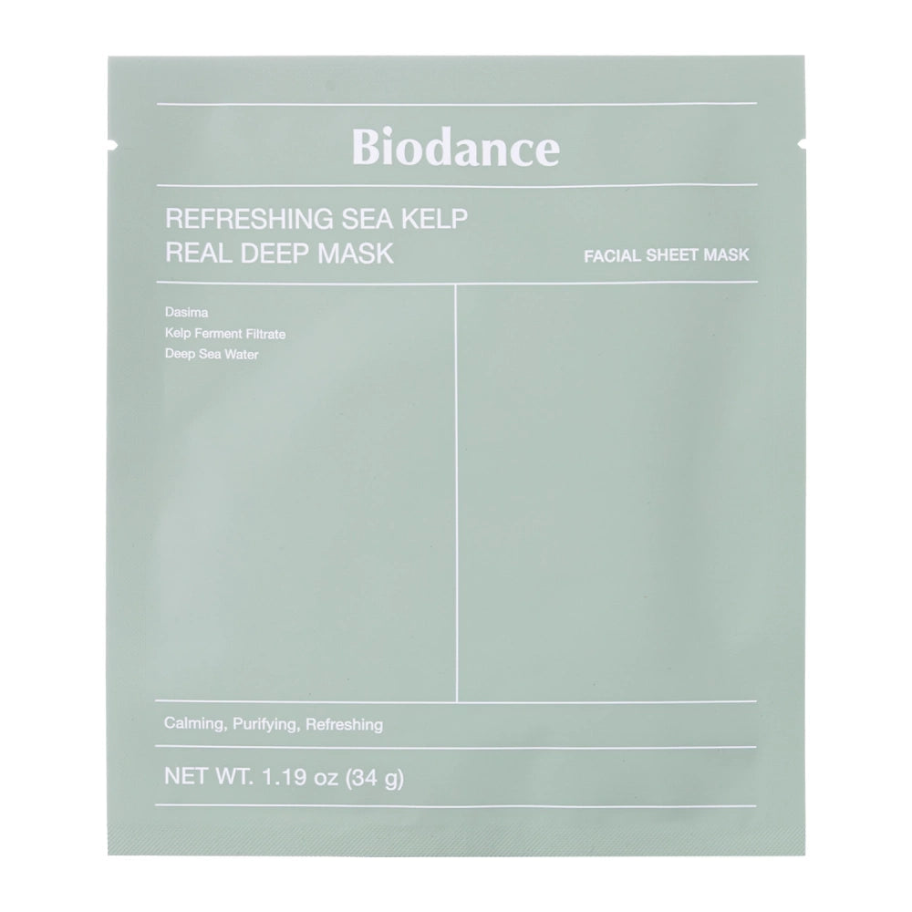 BIODANCE - Refreshing Sea Kelp Real Deep Mask - Soothing and Moisturizing Face Mask