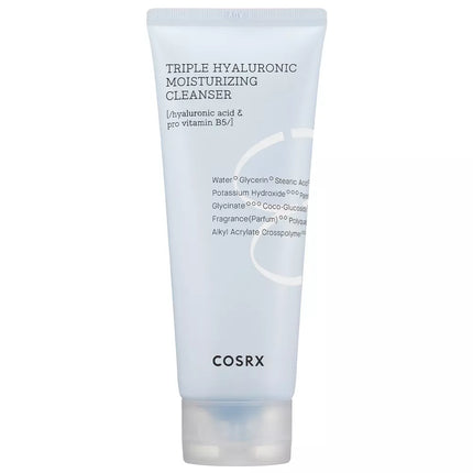 Cosrx - Hydrium Triple Hyaluronic Moisture Cleanser - Cleansing Foam with Hyaluronic Acid - 150ml