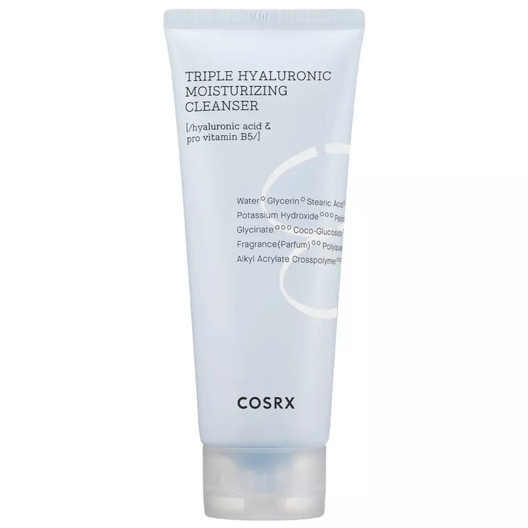 Cosrx - Hydrium Triple Hyaluronic Moisture Cleanser - Cleansing Foam with Hyaluronic Acid - 150ml