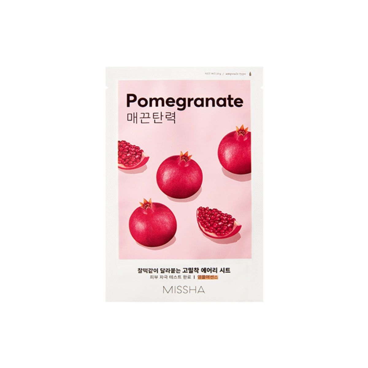 MISSHA Airy Fit Sheet Mask POMEGRANATE Μάσκα Προσώπου