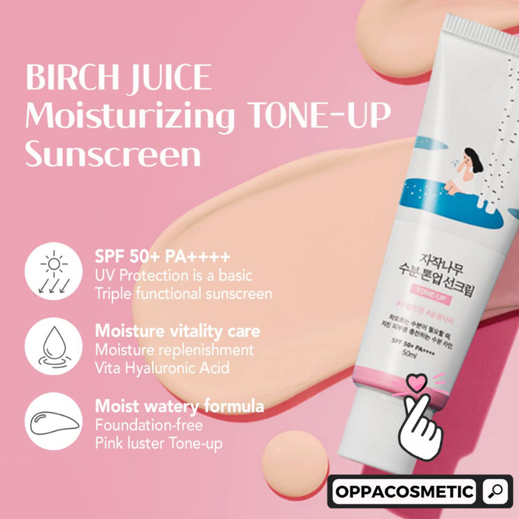 ROUND LAB - Birch Juice Tone-Up Sunscreen SPF50+ 50ml