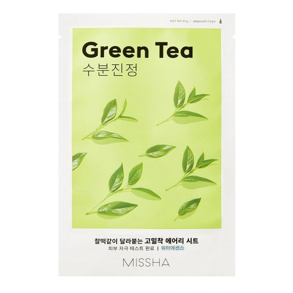 MISSHA Airy Fit Sheet Mask GREEN TEA Μάσκα Προσώπου