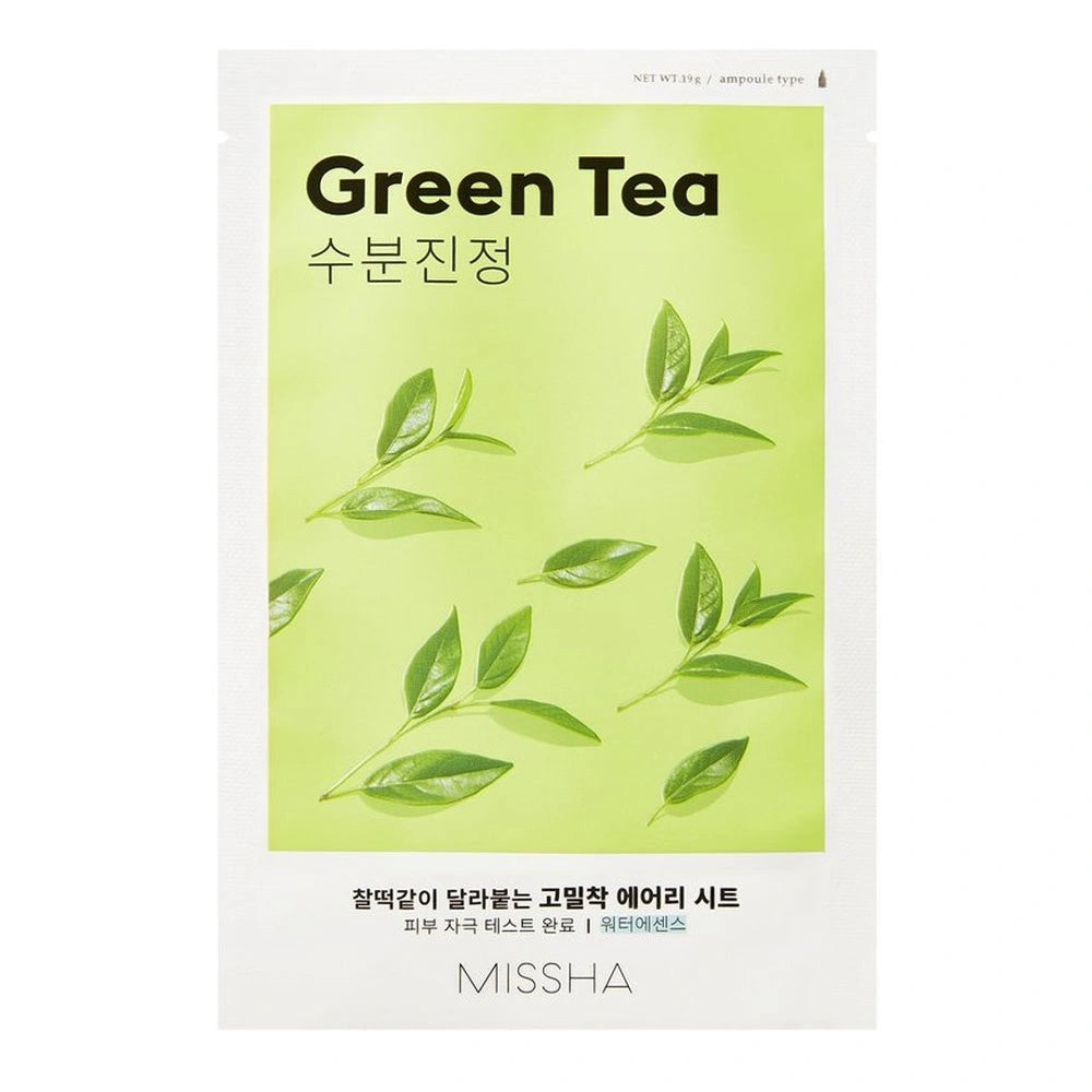 MISSHA Airy Fit Sheet Mask GREEN TEA Μάσκα Προσώπου