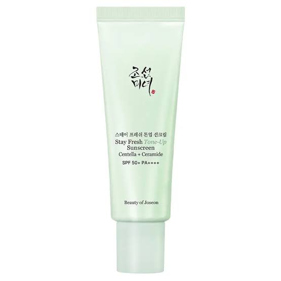 Beauty of Joseon Stay Fresh Tone-up Sunscreen In Green SPF 50+ PA++++, 50ml