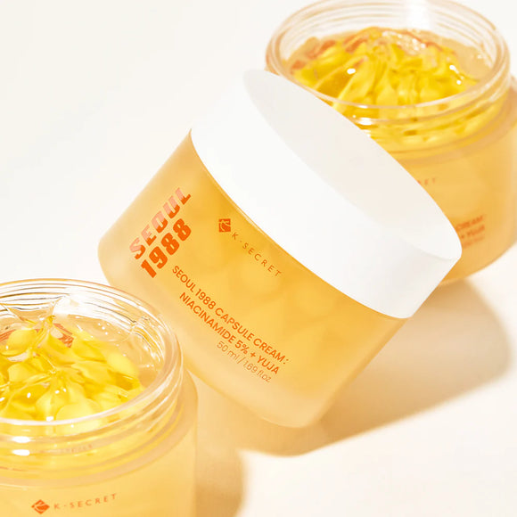 K-SECRET - SEOUL 1988 Capsule Cream: Niacinamide 5% + Yuja - 50ml
