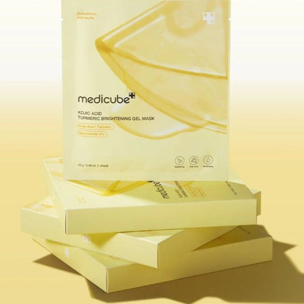 Medicube Kojic Acid Turmeric Brightening Gel Mask set 4pcs