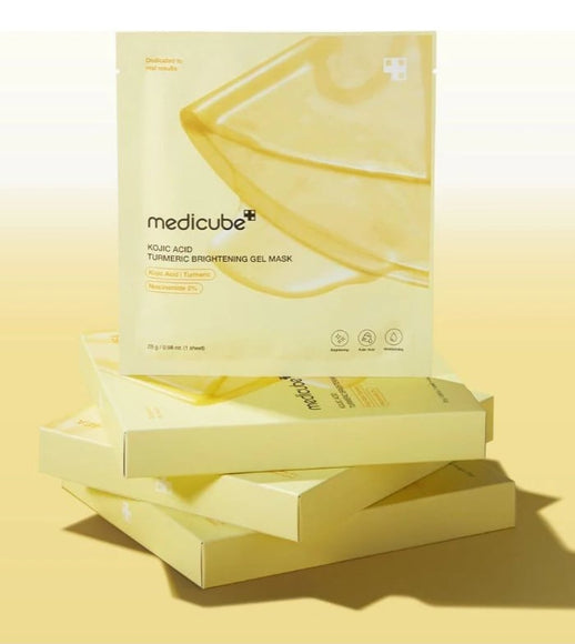 Medicube Kojic Acid Turmeric Brightening Gel Mask set 4pcs