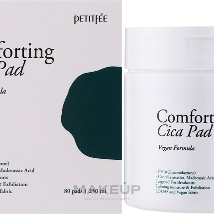 PETITFEE Comforting Cica Pads 80pcs