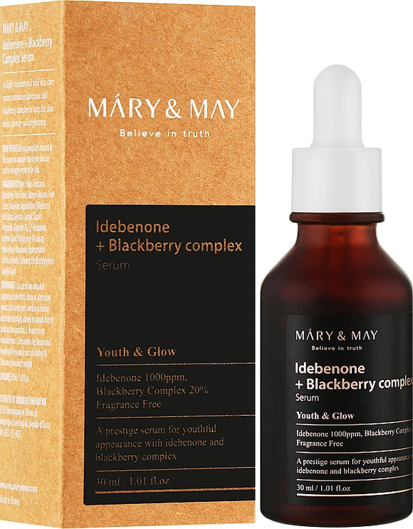 MARY & MAY Idebenone Blackberry Complex Serum - 30ml