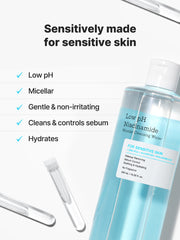 COSRX Low pH Niacinamide Cleansing Water Καθαριστικό Προσώπου για Ευαίσθητο Δέρμα 400ml