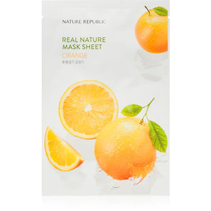 NATURE REPUBLIC - Real Nature Sheet Mask – Orange (23ml)