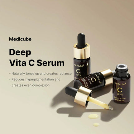 MEDICUBE - Deep Vita C Ampoule 3pcs 10ml (0.35ozx3)