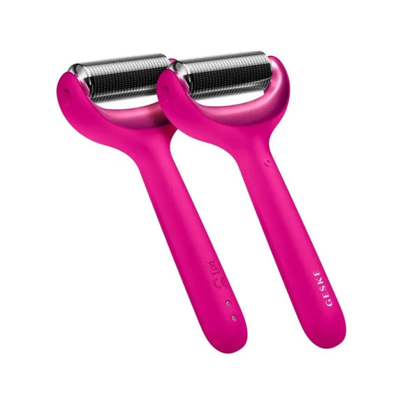 GESKE - MicroNeedle Face & Body Roller - 8 in 1 - Magenta