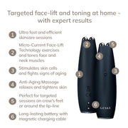 GESKE Microcurrent Face Lift Pen 6 in 1 Black