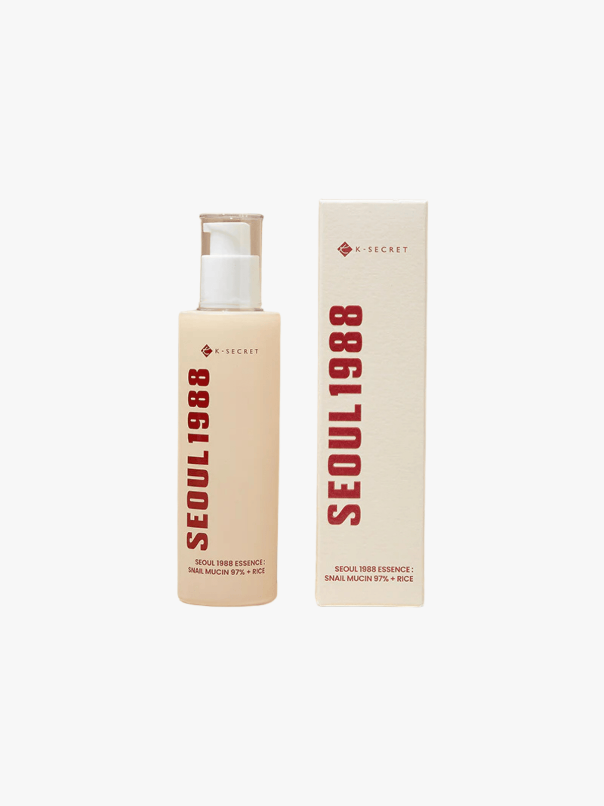 K SECRET SEOUL 1988 Seoul 1988 Essence: Snail Mucin 97% + Rice Soothing Essence 100ml