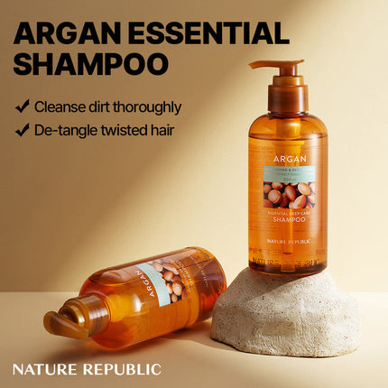 NATURE REPUBLIC - Argan Essential Deep Care Shampoo 300ml
