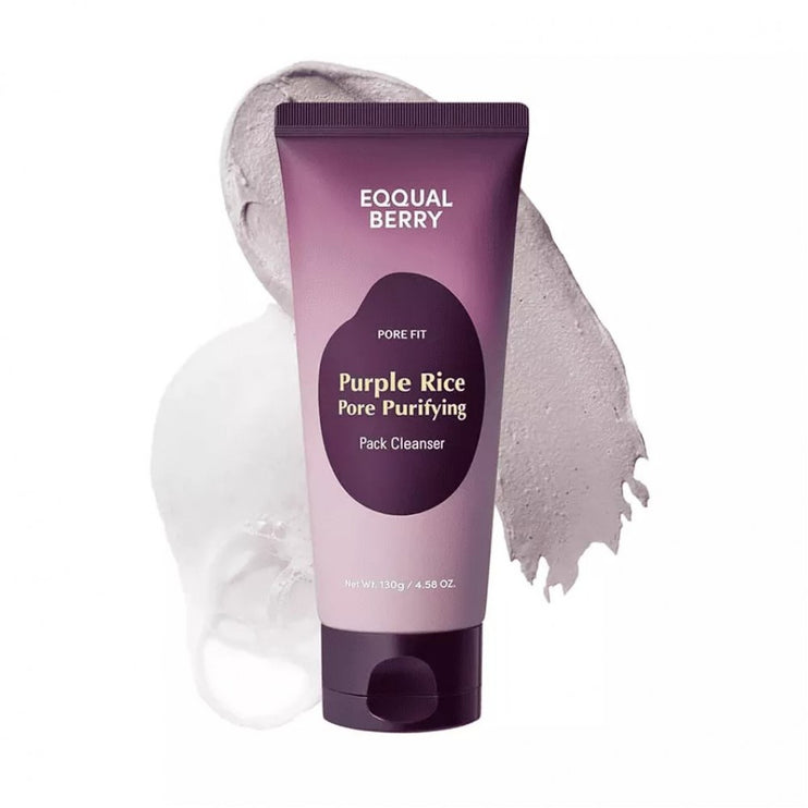 EQQUAL BERRY - PURPLE RICE Pore Purfying Pack Cleanser 130g