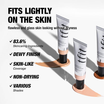 TFIT - Radiance Fit Serum Foundation #W08 TAN 30g
