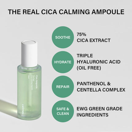 CELIMAX - The Real Cica Niacinamide AC Calming Serum 40ml