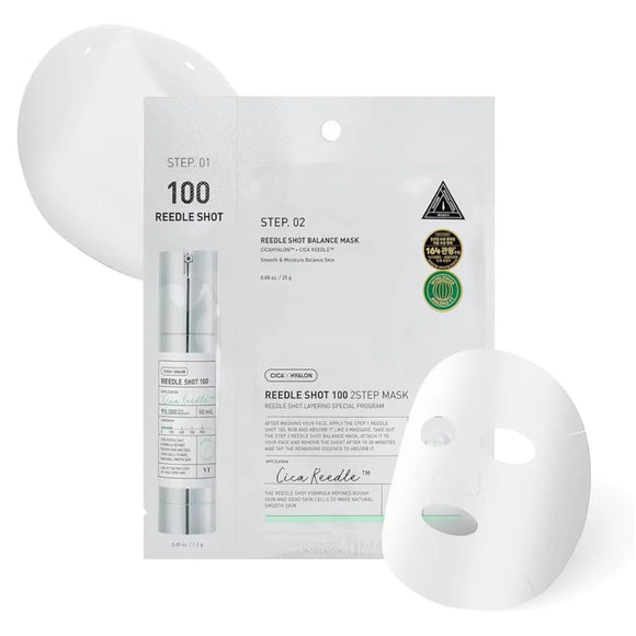 VT COSMETICS Reedle Shot 100 2Step Mask Μάσκα Προσώπου 1pc