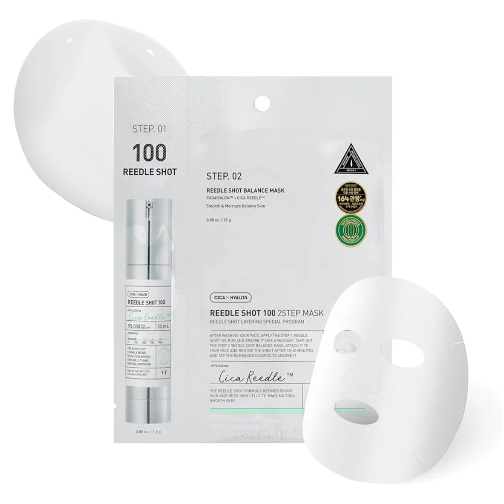 VT COSMETICS Reedle Shot 100 2Step Mask Μάσκα Προσώπου 1pc