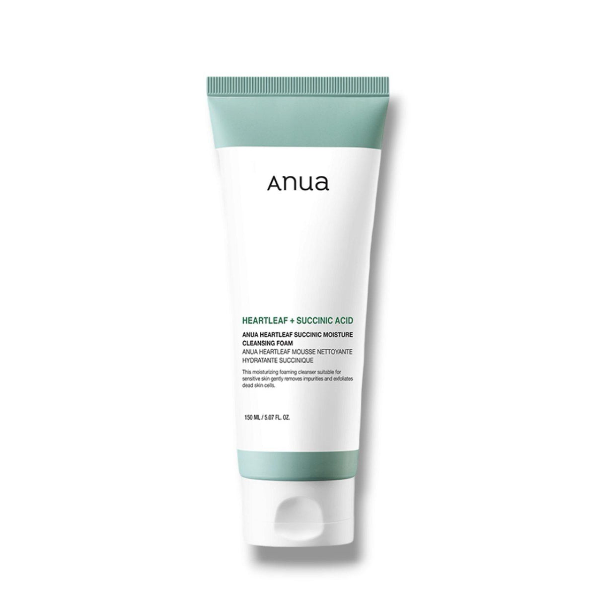 ANUA- Heartleaf Succunic Moisture Cleansing Foam Καθαριστικό Προσώπου για Ευαίσθητο Δέρμα 150ml