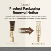 MEDICUBE - Deep Lifting Peptide Eye Cream For Face 30ml