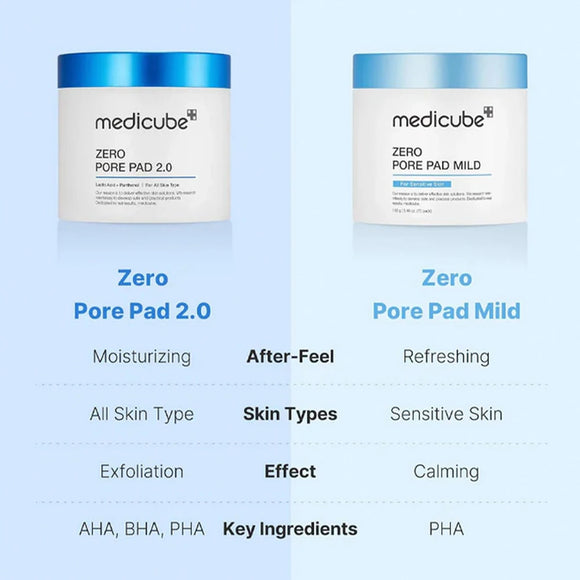MEDICUBE - Zero Pore Pad Mild 70 pads (155g)