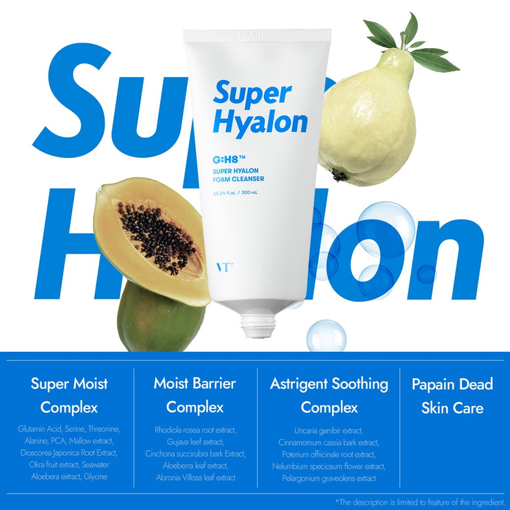 VT Cosmetics - Super Hyalon Foam Cleanser 300ml