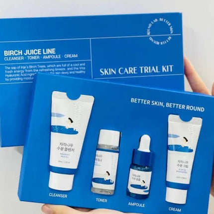 Round Lab Birch Juice Line Trial Kit 4pcs