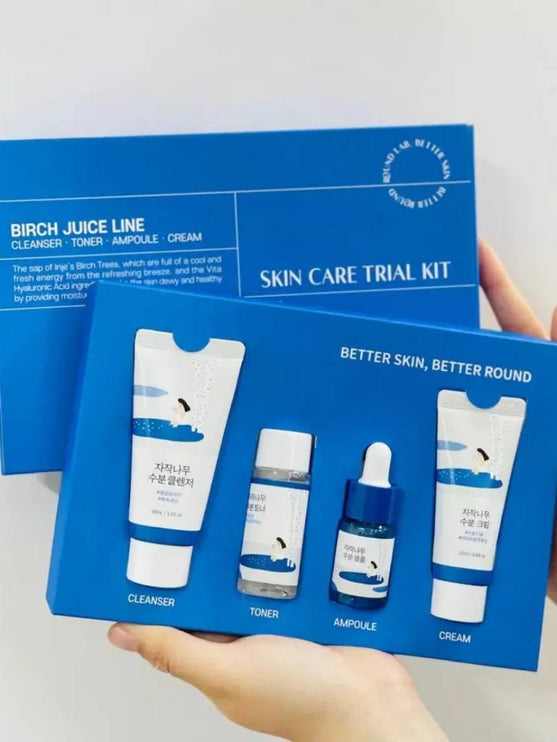 Round Lab Birch Juice Line Trial Kit 4pcs