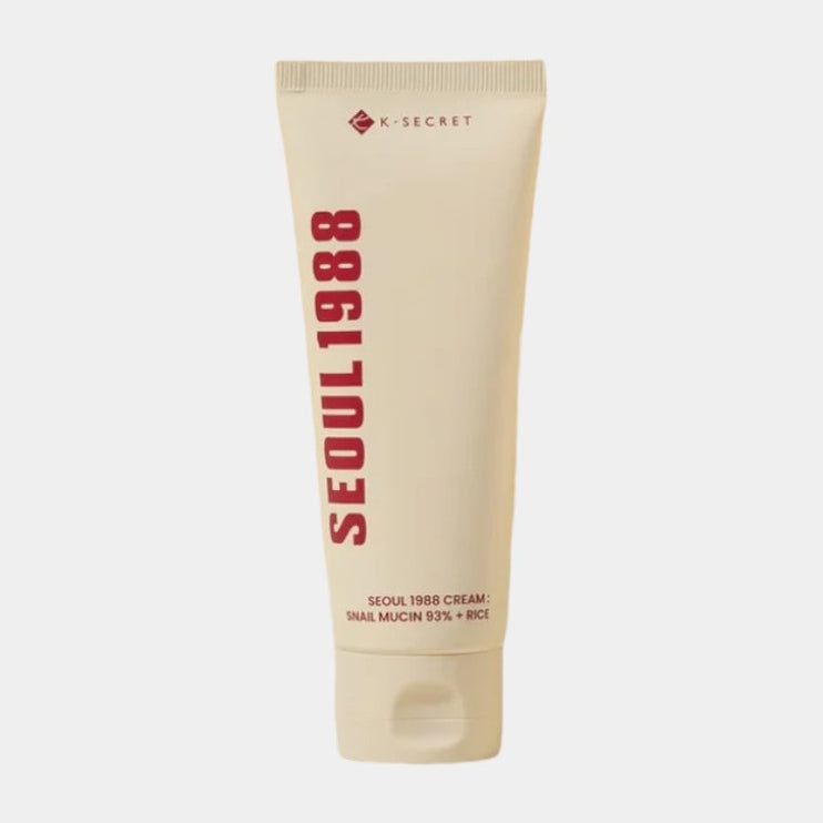 K - SECRET SEOUL 1988 - SEOUL 1988 Cream: Snail Mucin 93%  + Rice 100ml