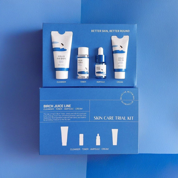 Round Lab Birch Juice Line Trial Kit 4pcs